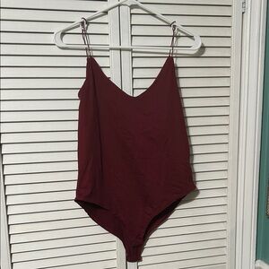 Chic Maroon Women’s Bodysuit